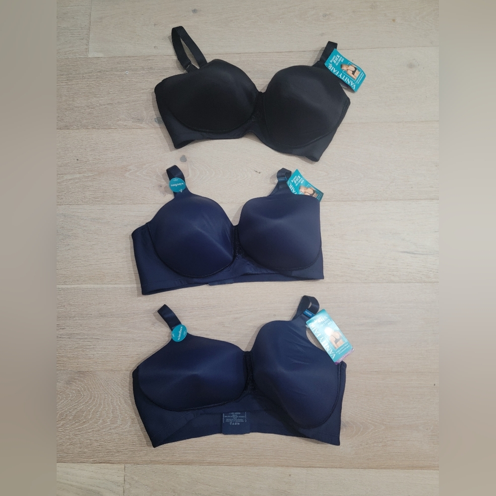 3 VANITY FAIR bras